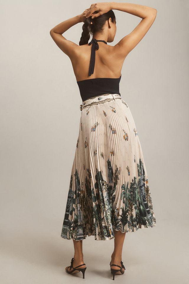 Ranna Gill Aria Pleated Midi Skirt #2