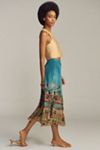 Ranna Gill Tuscany Pleated Midi Skirt