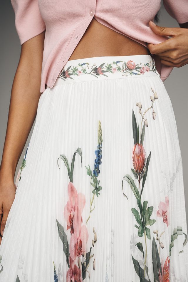 Ranna Gill Pleated Midi Skirt #3