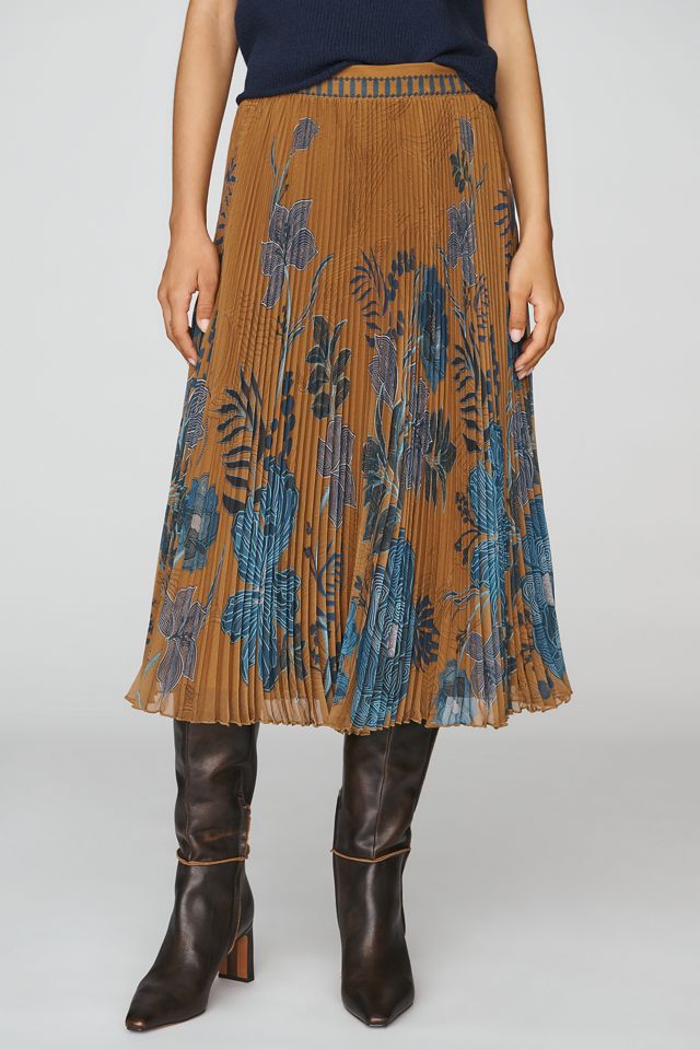 Ranna Gill Pleated Midi Skirt #1