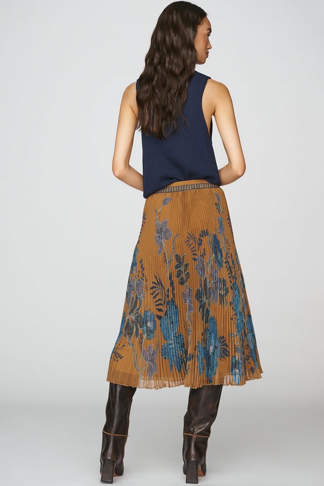 Ranna Gill Pleated Midi Skirt #2