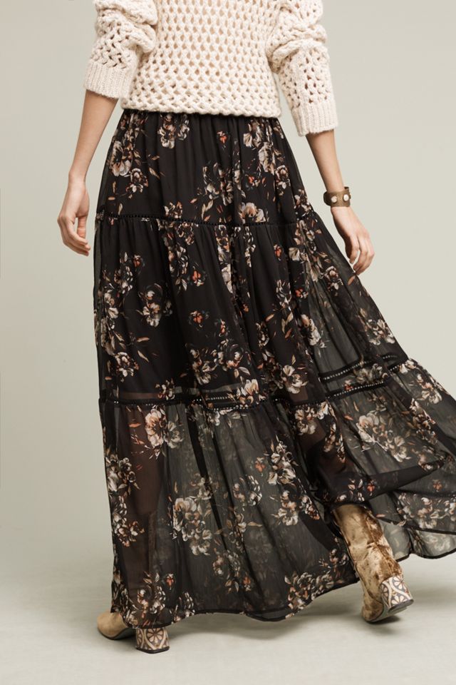 Vined Garden Maxi Skirt #4
