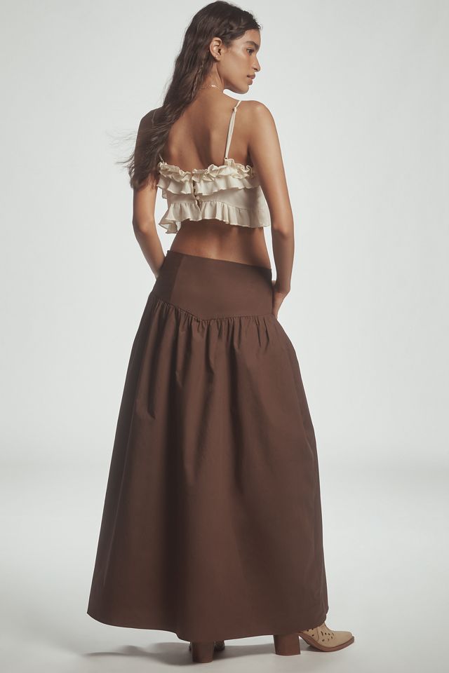 Glamorous Drop-Waist Maxi Skirt #3