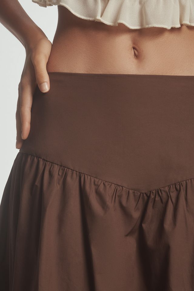 Glamorous Drop-Waist Maxi Skirt #4