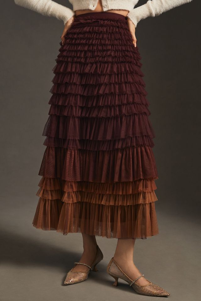 Let Me Be Ruffled Tulle Skirt #1