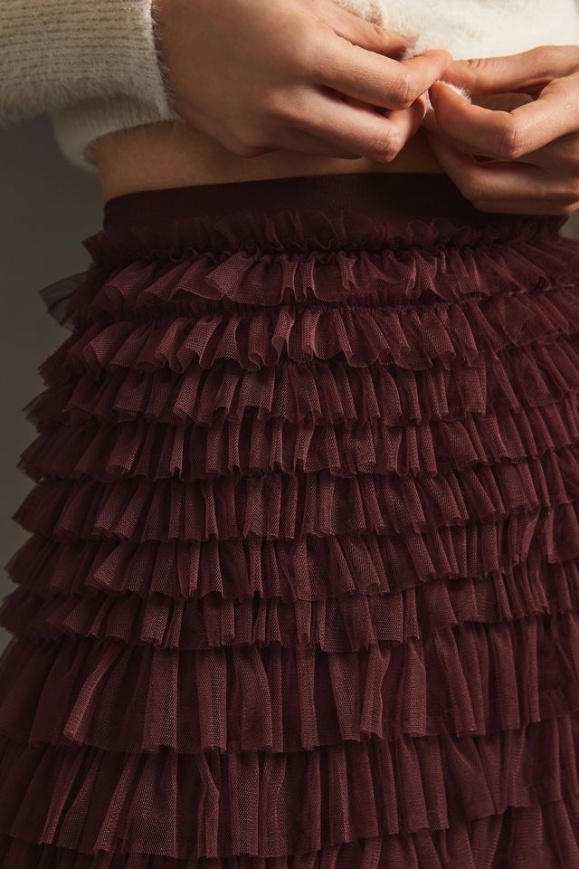 Let Me Be Ruffled Tulle Skirt #4