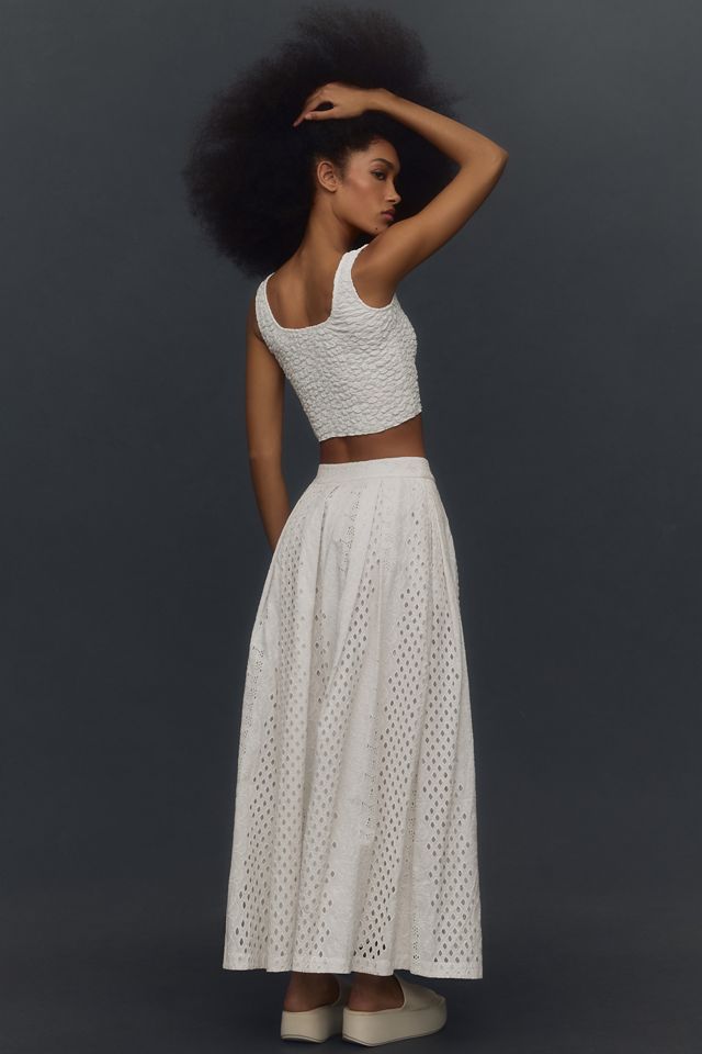 Forever That Girl Eyelet Maxi Skirt #2