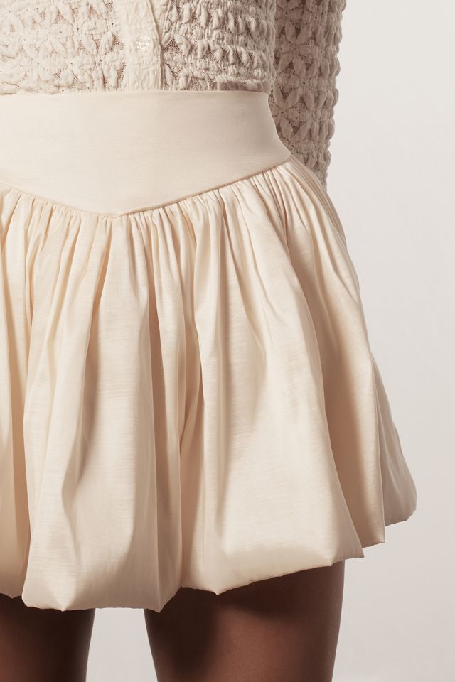 Tach Clothing Taffeta Bubble Mini Skirt #1