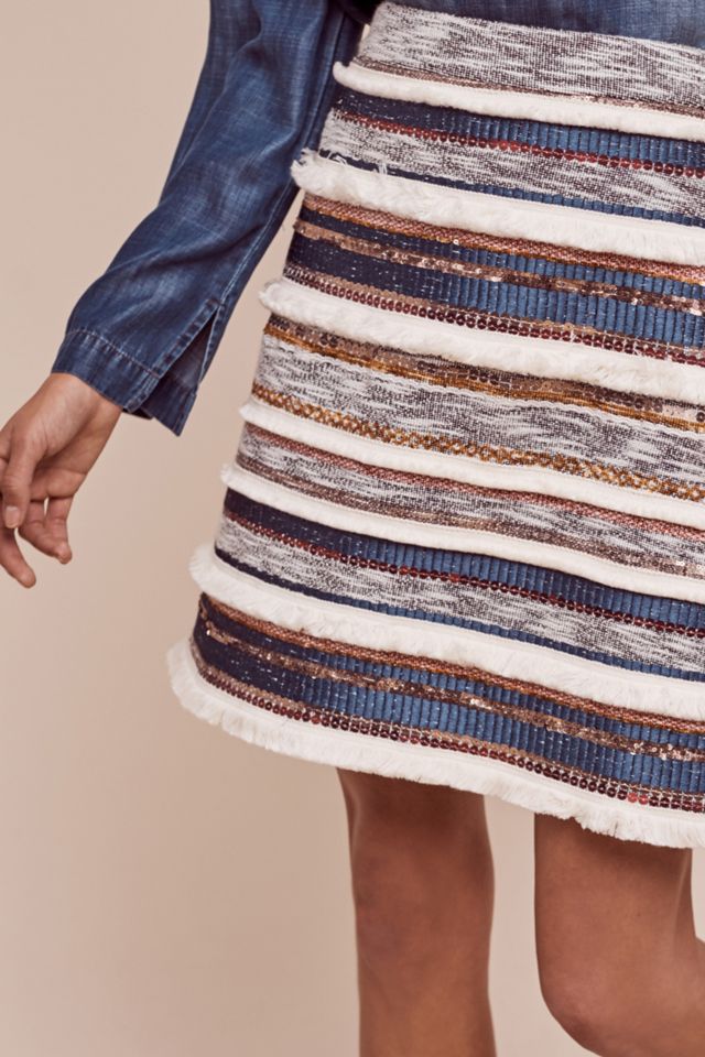 Erine Beaded Mini Skirt #1