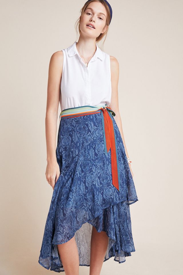 Joni Midi Wrap Skirt #4
