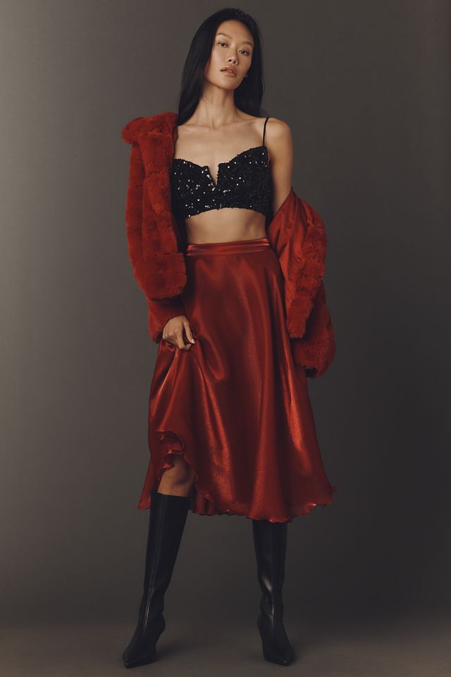 Bl-nk Marea Shine Midi Skirt #1