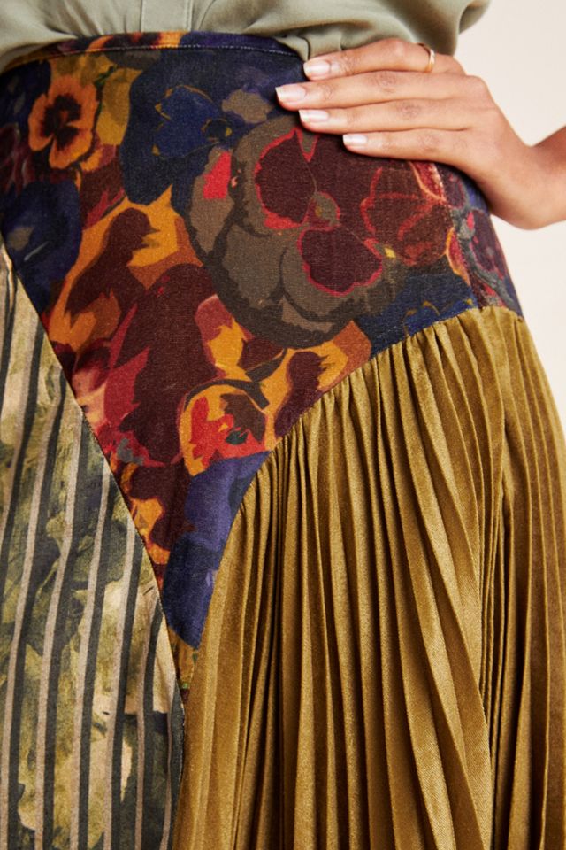 Paulette Pleated Midi Skirt #3