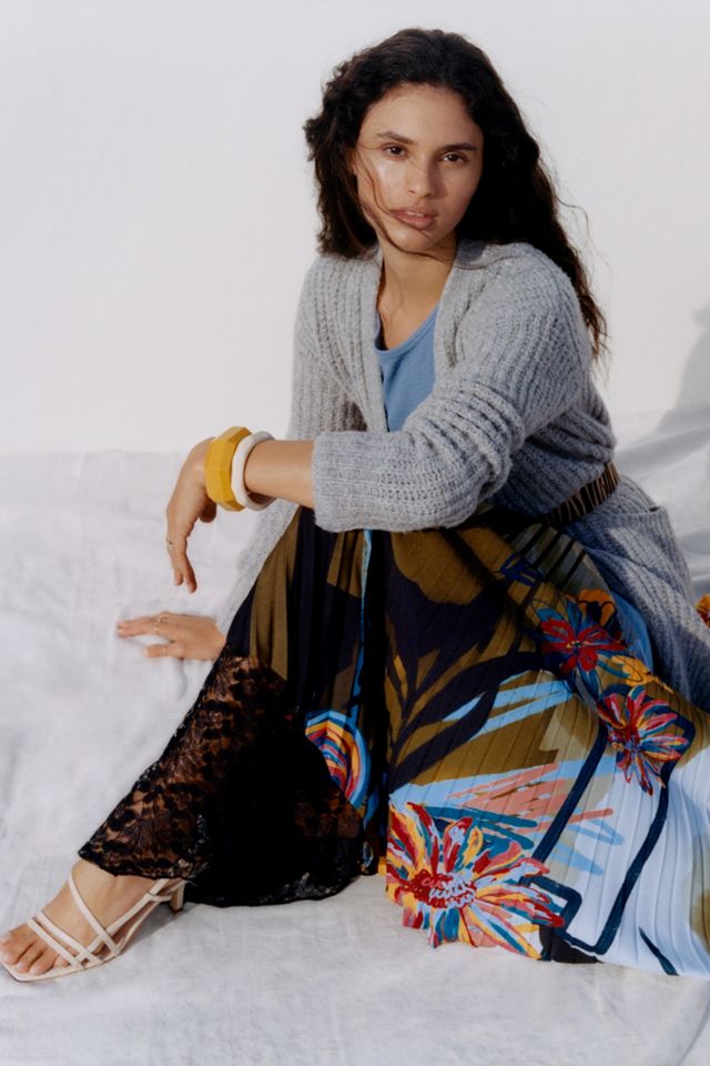 Lisabetta Pleated Maxi Skirt #4