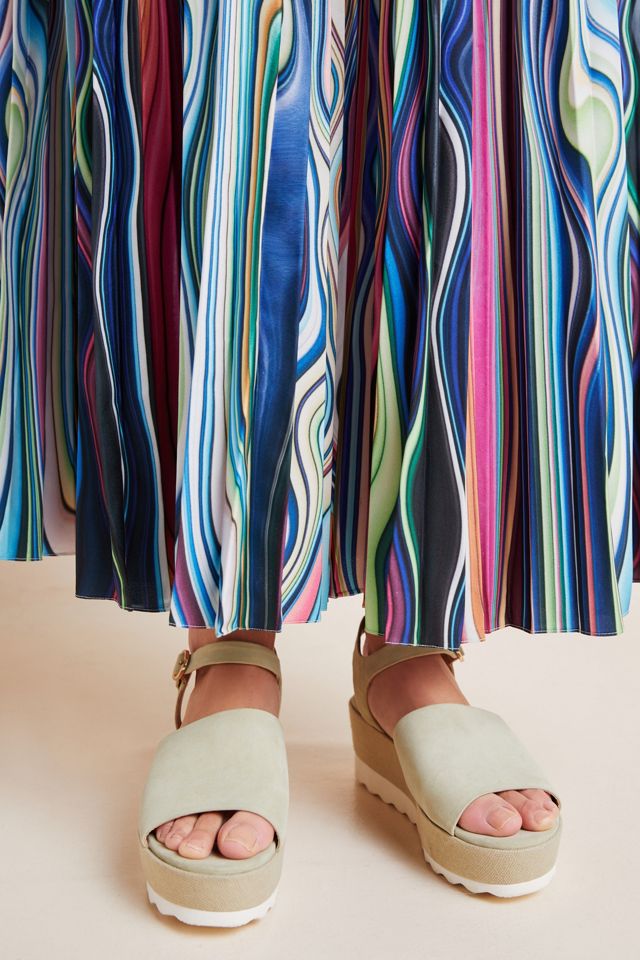 Lyra Pleated Maxi Skirt #4