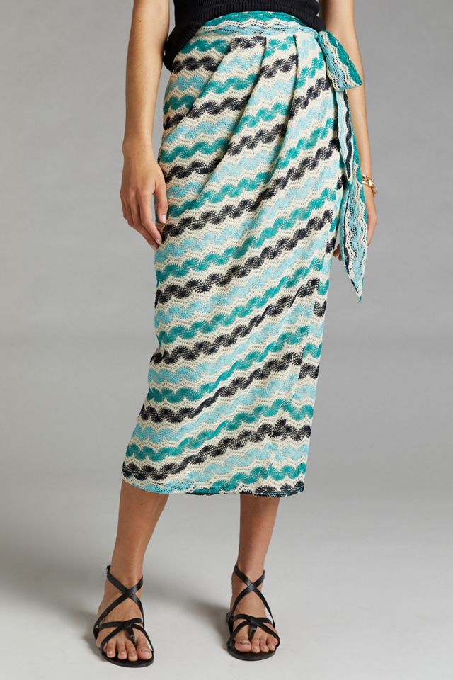 Crochet Wrap Midi Skirt #3