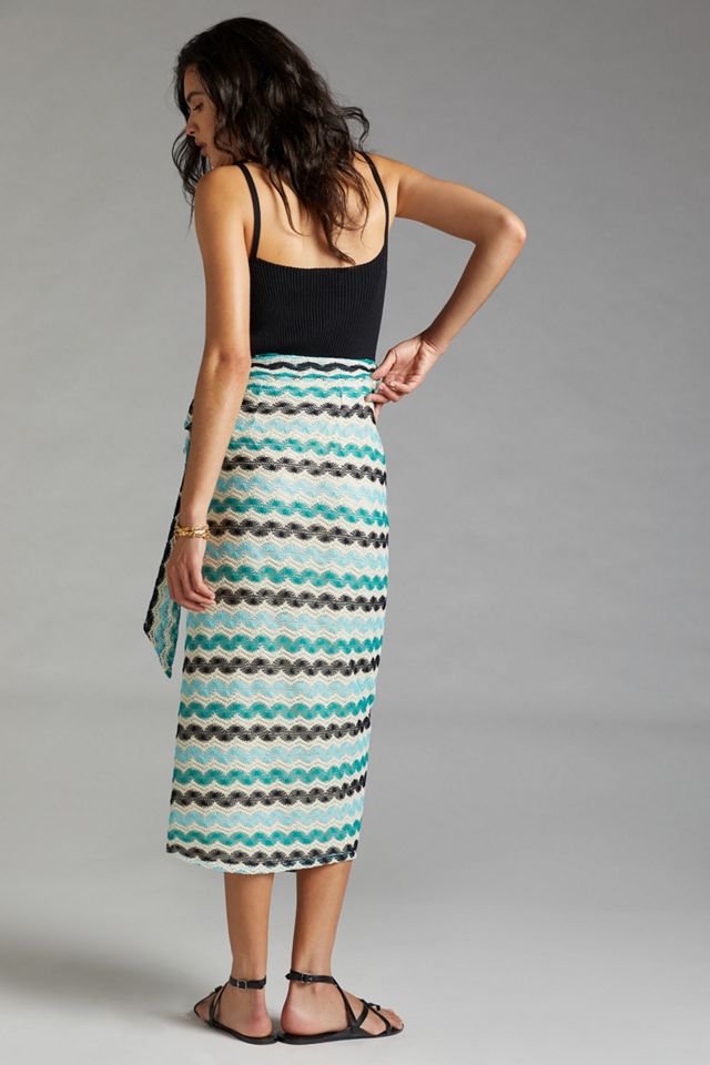 Crochet Wrap Midi Skirt #4