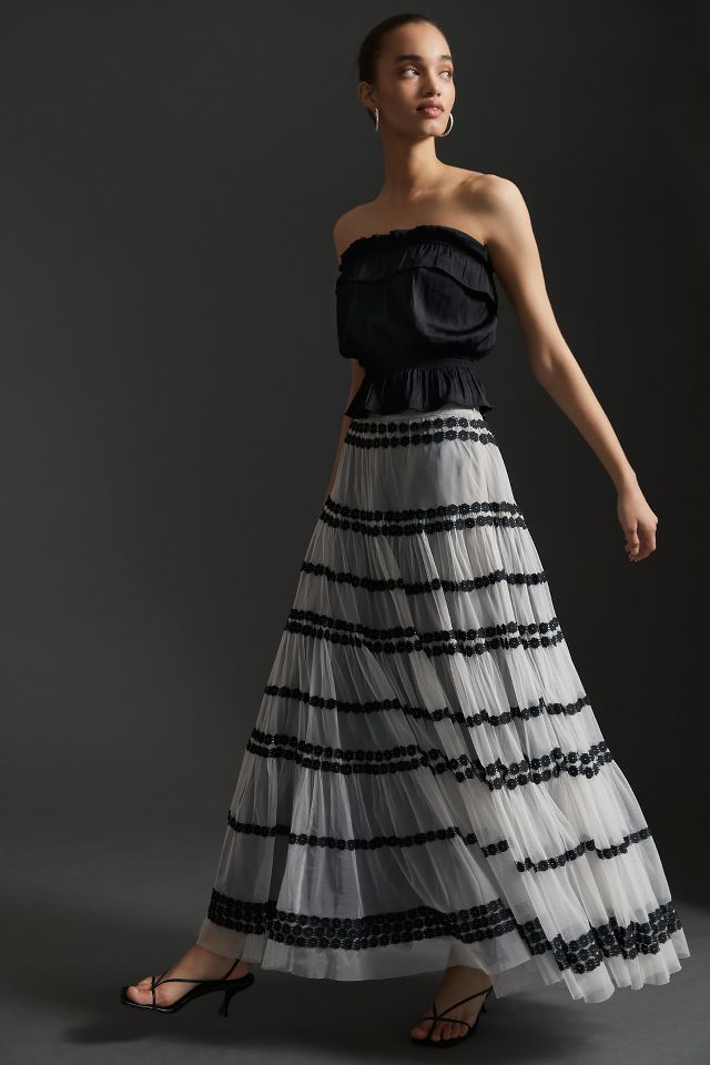 By Anthropologie Sheer Tulle Maxi Skirt  Anthropologie Japan - Women's  Clothing, Accessories & Home