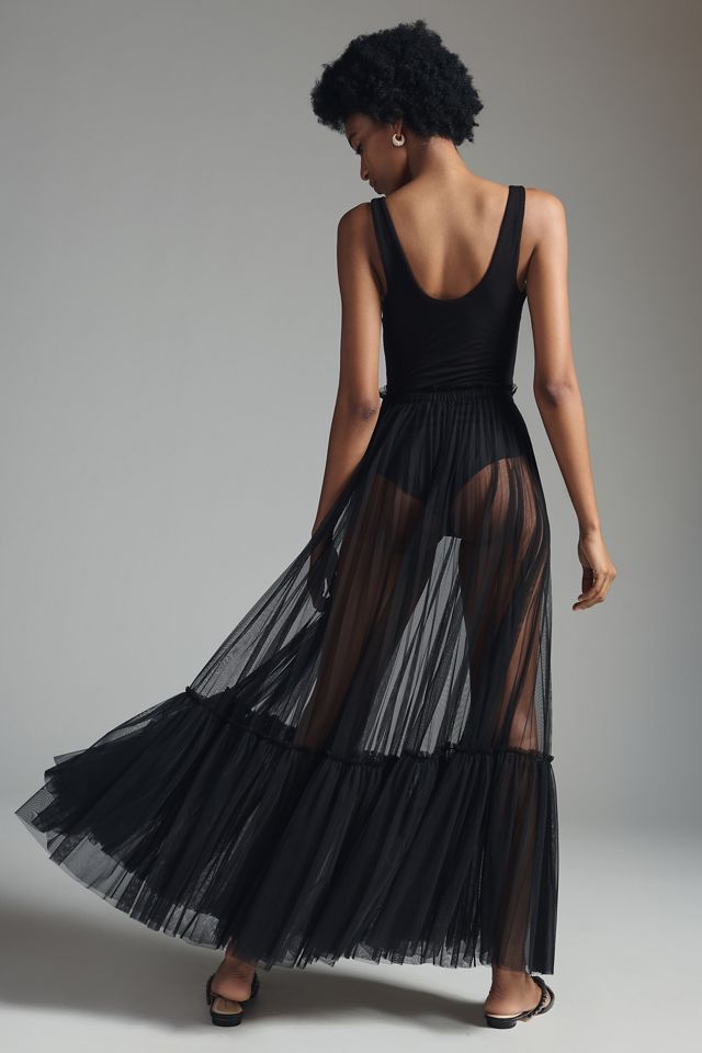 Geisha Designs Sheer Tulle Skirt #2