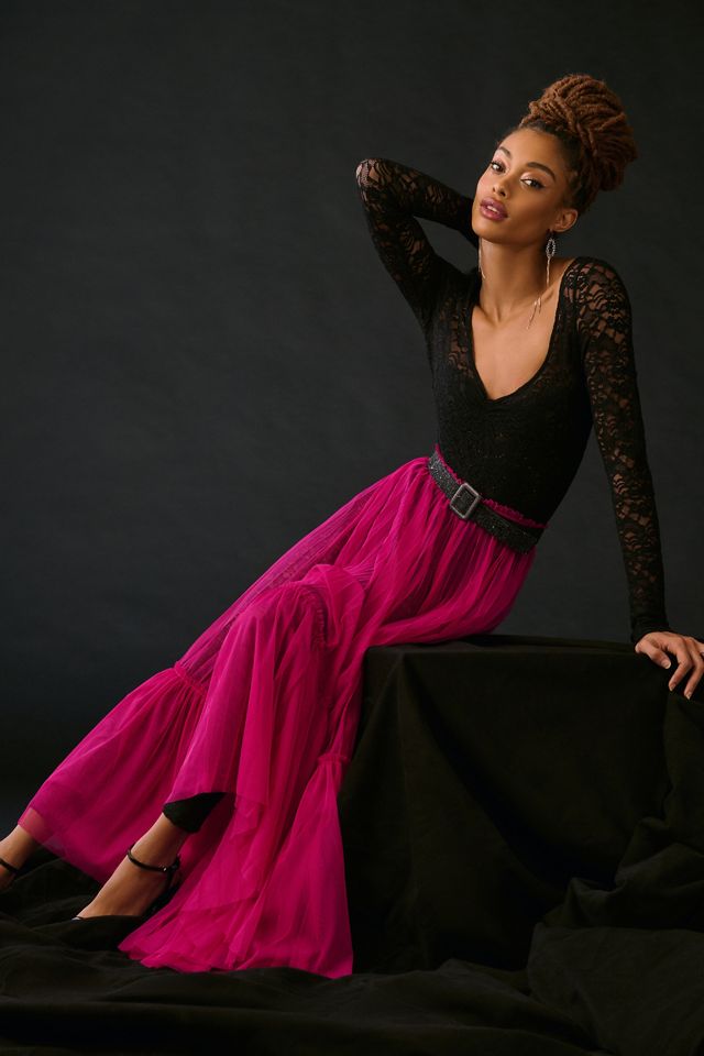 Geisha Designs Sheer Tulle Skirt | Anthropologie UK