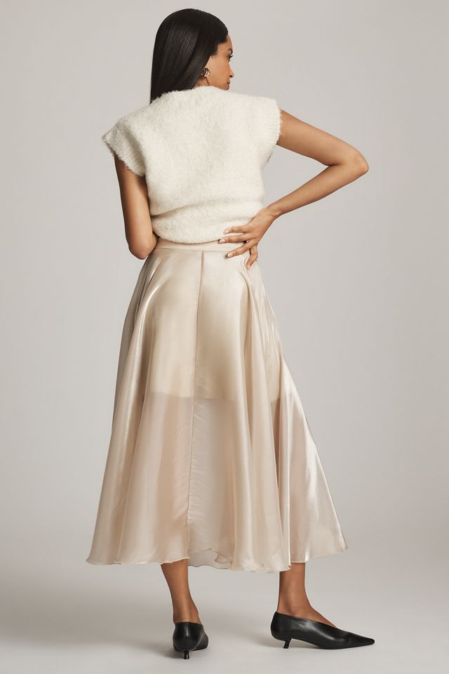 Bl-nk Full Shimmer Midi Skirt #4