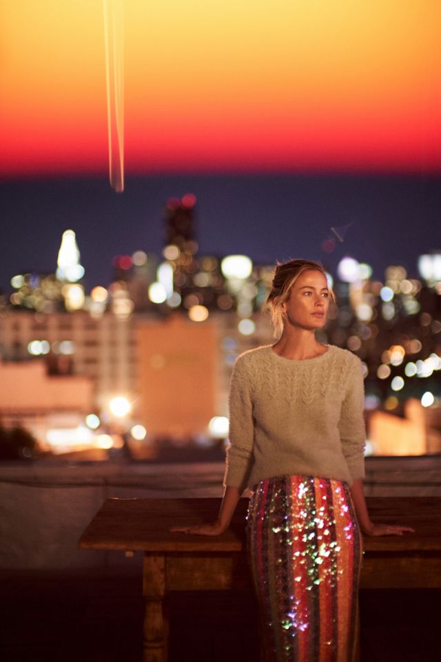 Sequined Palette Midi Skirt #4