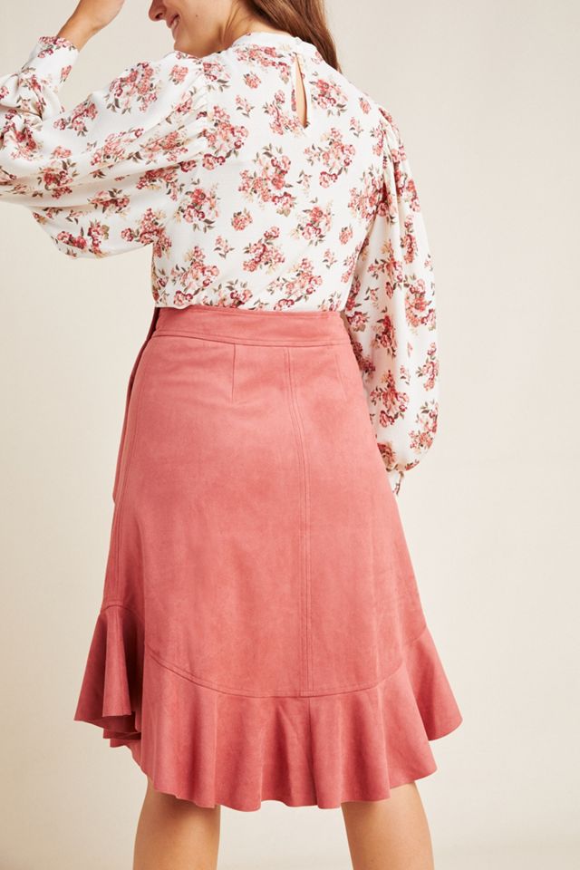Maeve Marston Ruffled Wrap Skirt #1