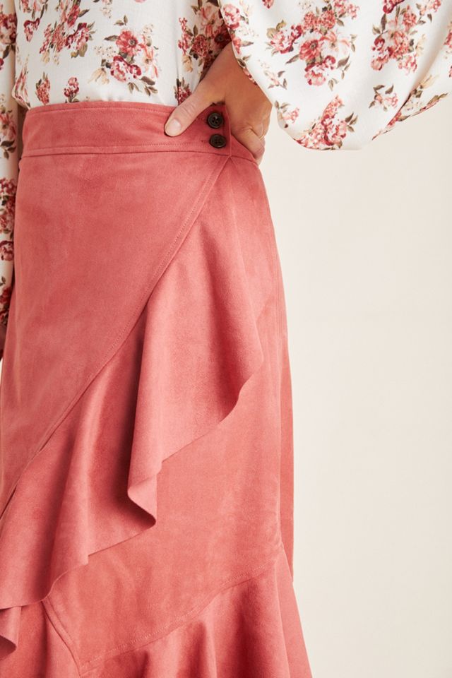Maeve Marston Ruffled Wrap Skirt #3