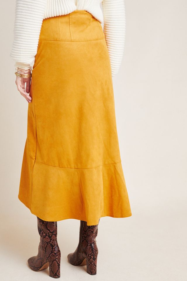Maeve Cosima Flounced Midi Skirt #2