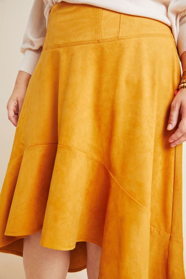 Maeve Cosima Flounced Midi Skirt #6