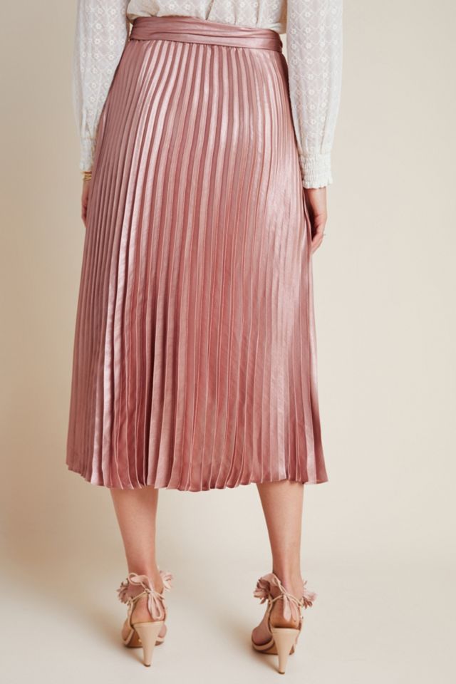 Maeve Paulina Pleated Midi Skirt #1