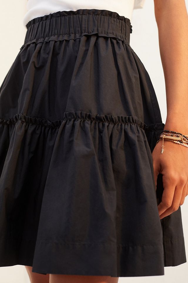 Maeve Smocked Mini Skirt #1