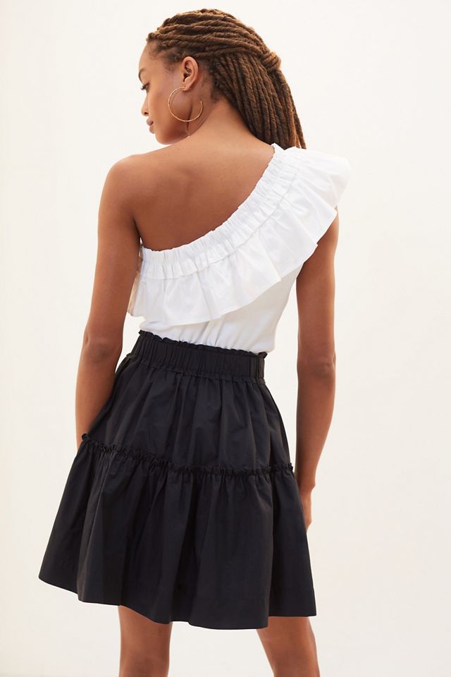Maeve Smocked Mini Skirt #2