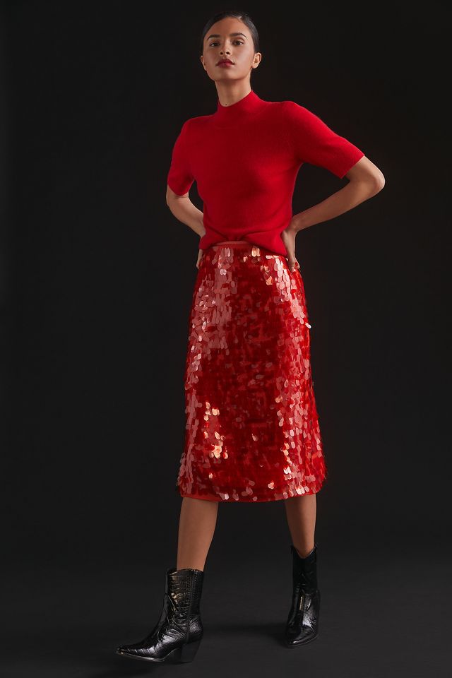 Sequin shop skirt anthropologie