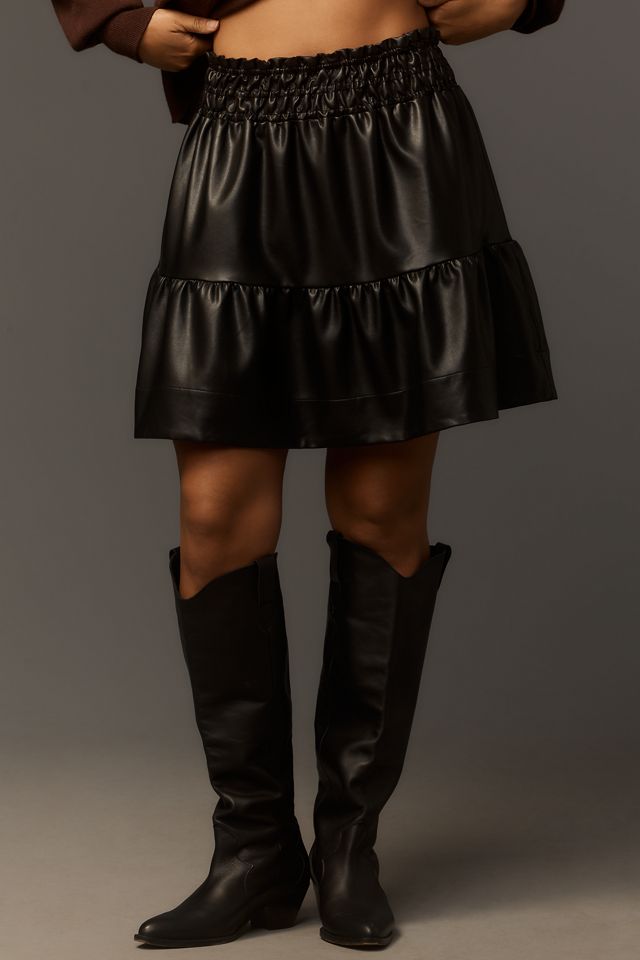 The Somerset Mini Skirt: Faux Leather Edition #6