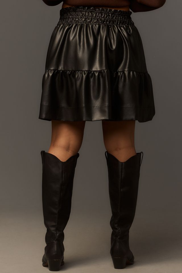 The Somerset Mini Skirt: Faux Leather Edition #7