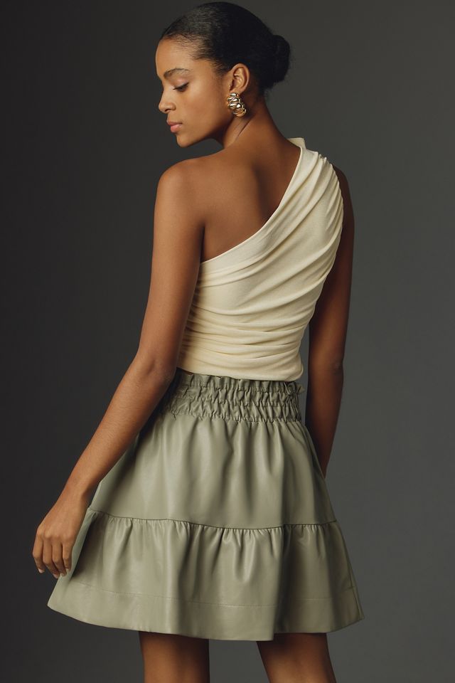 The Somerset Mini Skirt: Faux Leather Edition #3