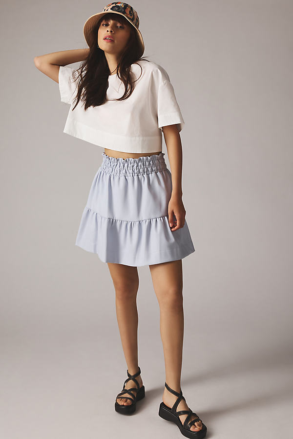The Somerset Faux Leather Mini Skirt