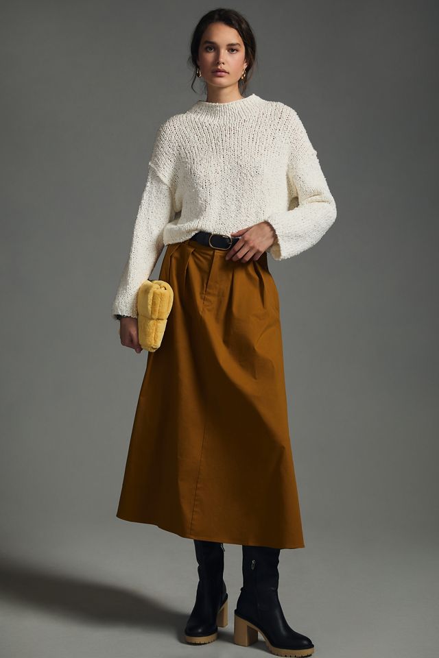 By Anthropologie A-Line Maxi Skirt #1