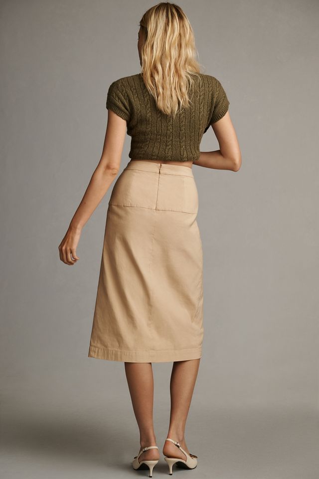 By Anthropologie Toledo Side-Slit Pencil Skirt #2