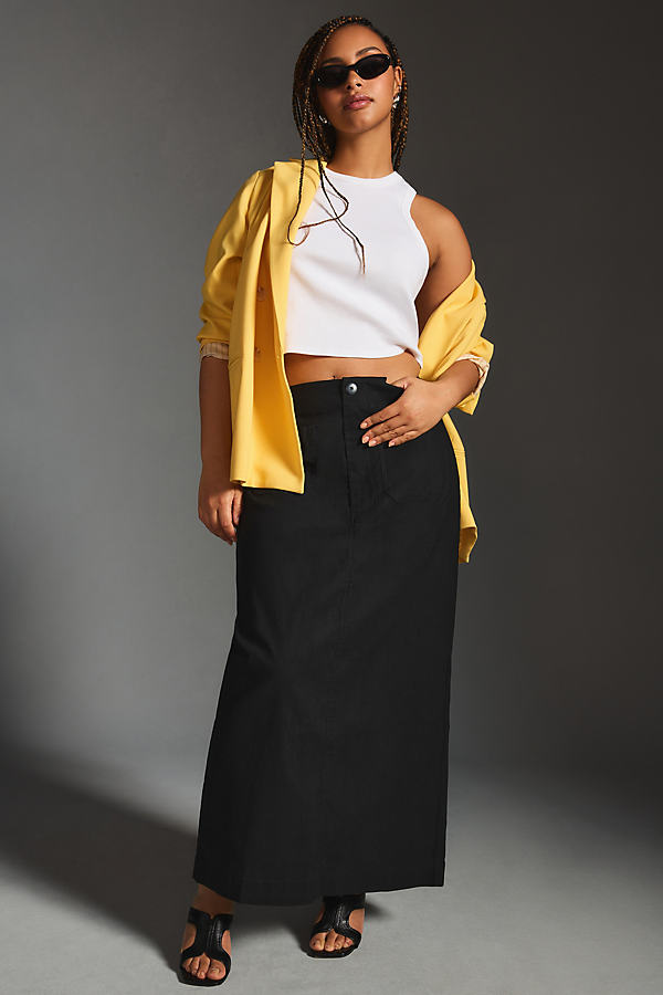 Maeve,the Colette Collection By Maeve The Colette Maxi Skirt By Maeve In Black