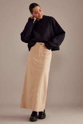 The Colette Collection By Maeve Maeve The Colette Maxi Skirt In Neutral