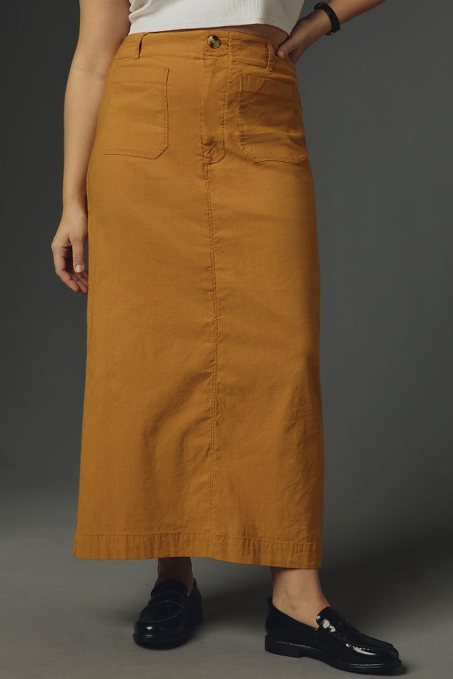 The Colette Maxi Skirt by Maeve | Anthropologie