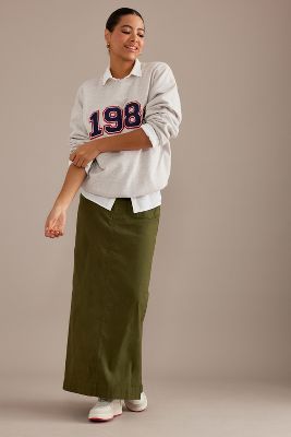 The Colette Collection By Maeve Maeve The Colette Maxi Skirt In Green