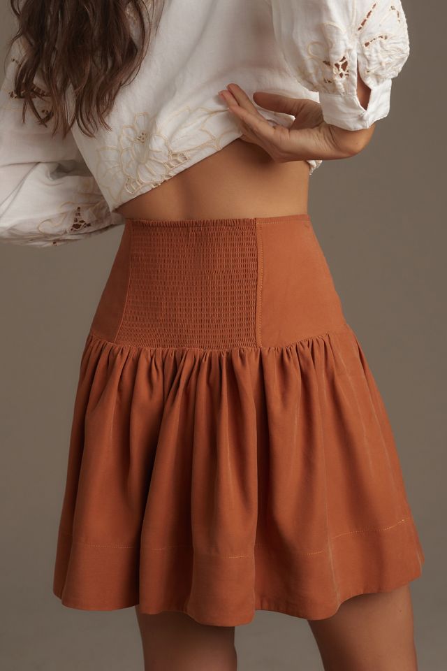 Maeve Drop-Waist Mini Skirt #4