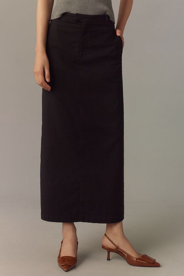 By Anthropologie Clean Column Midi Skirt #1