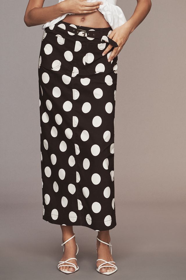 The Colette Belted Maxi Skirt by Maeve #1