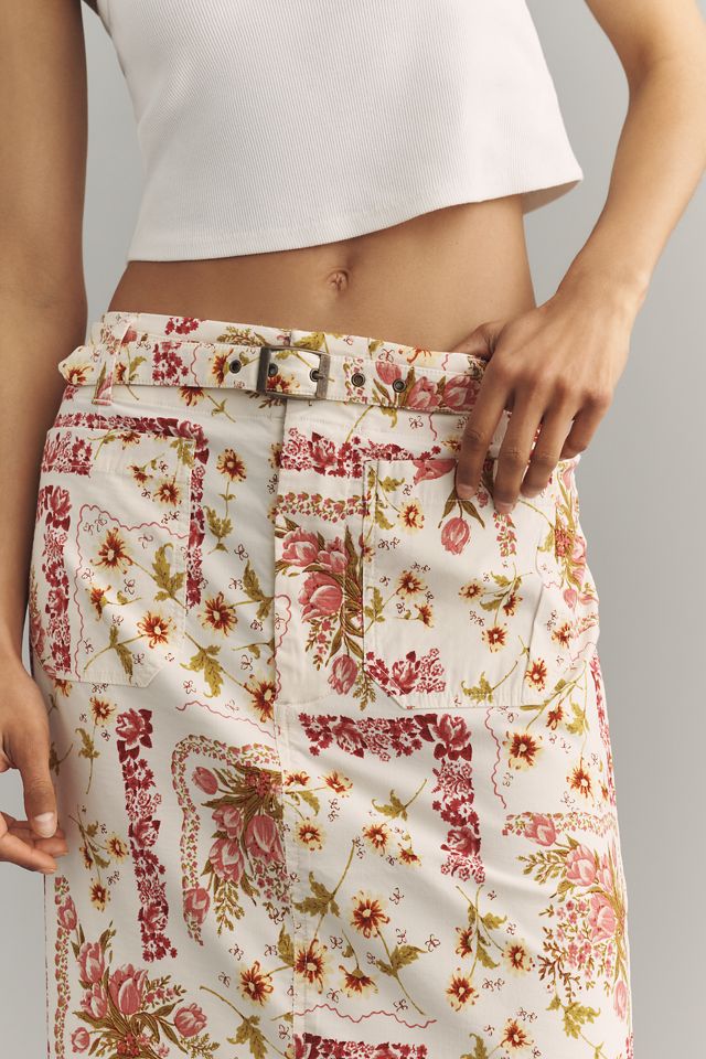 Maeve Colette Belted Maxi Skirt #1
