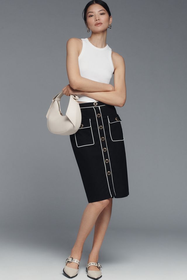 Maeve High-Waisted Pencil Skirt #3