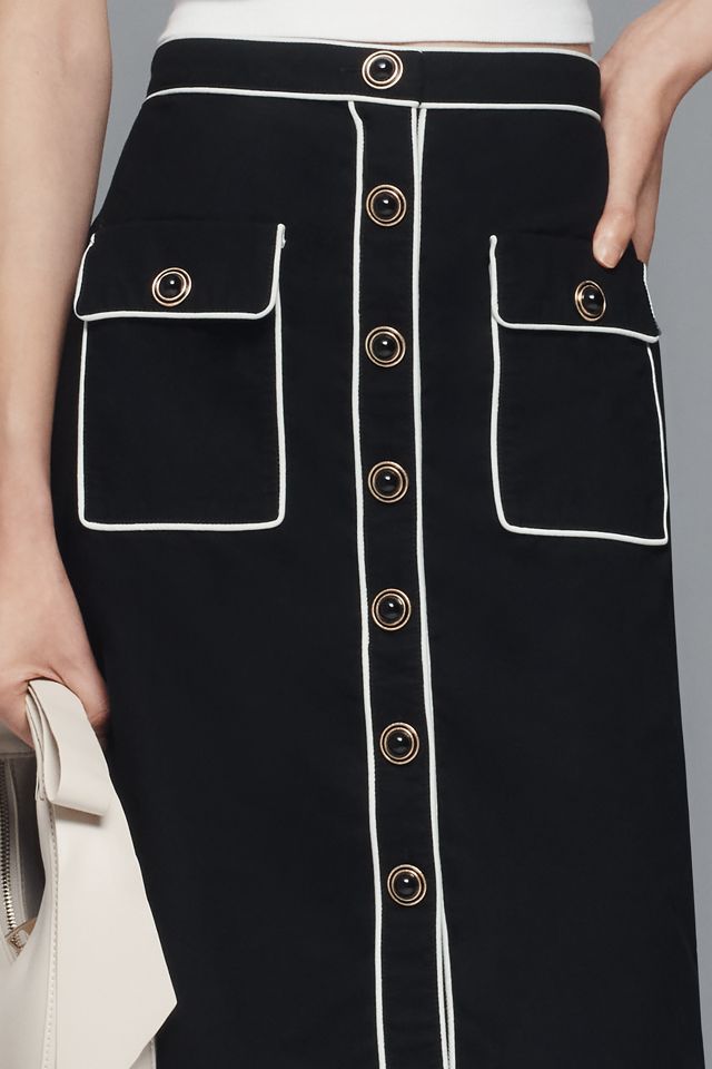 Maeve High-Waisted Pencil Skirt #1