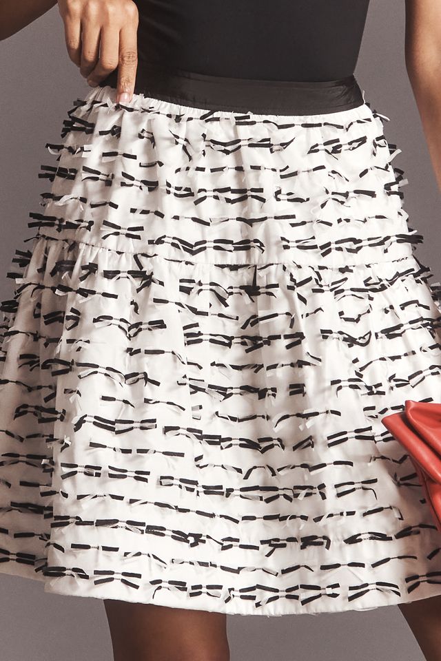 Maeve Bow Mini Skirt #1